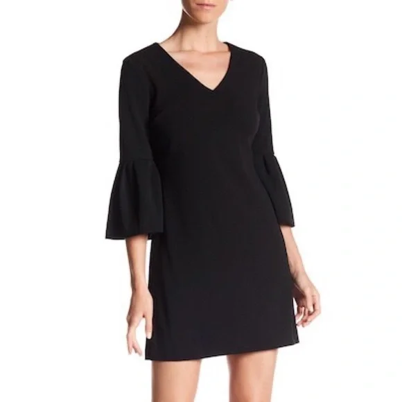 Donna Morgan Dresses Donna Morgan Bell Sleeve Shift Dress Size4 Poshmark